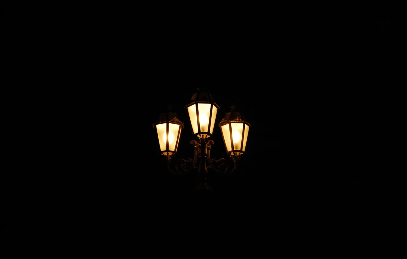 Photo wallpaper light, Night, lights