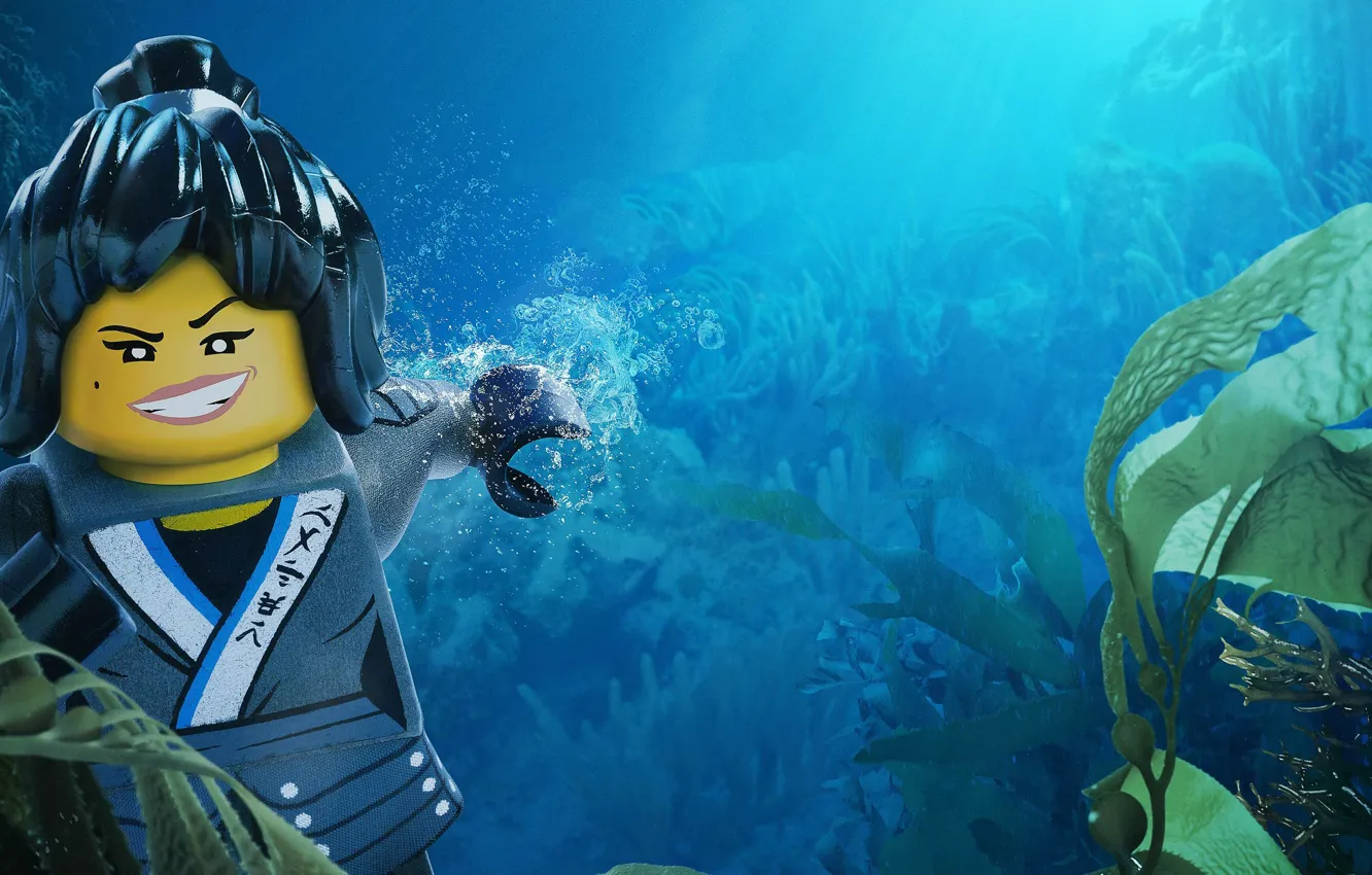 Photo wallpaper Lego, animated film, animated movie, The Lego Ninjago, nya