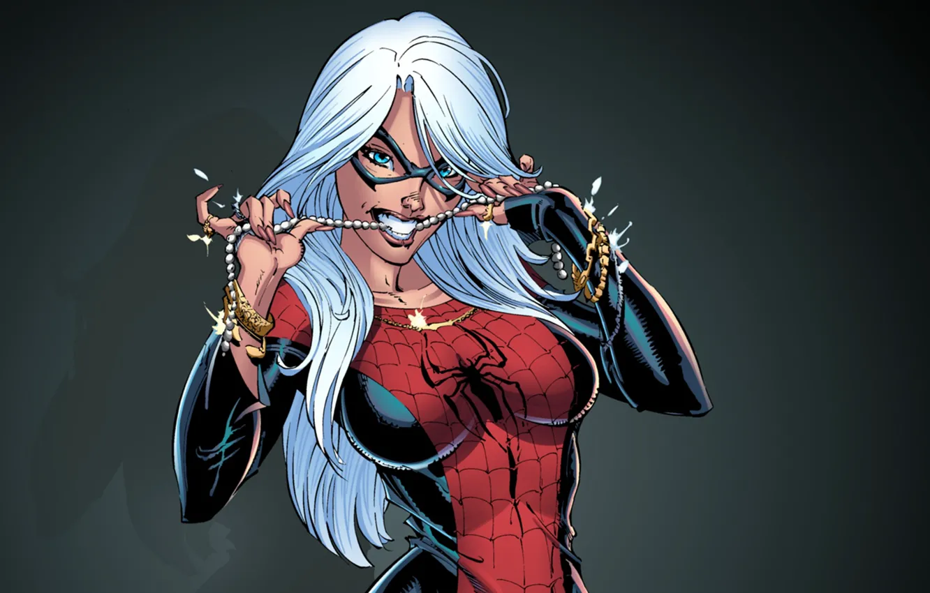 Photo wallpaper suit, Spider-Man, black cat, Felicia Hardy