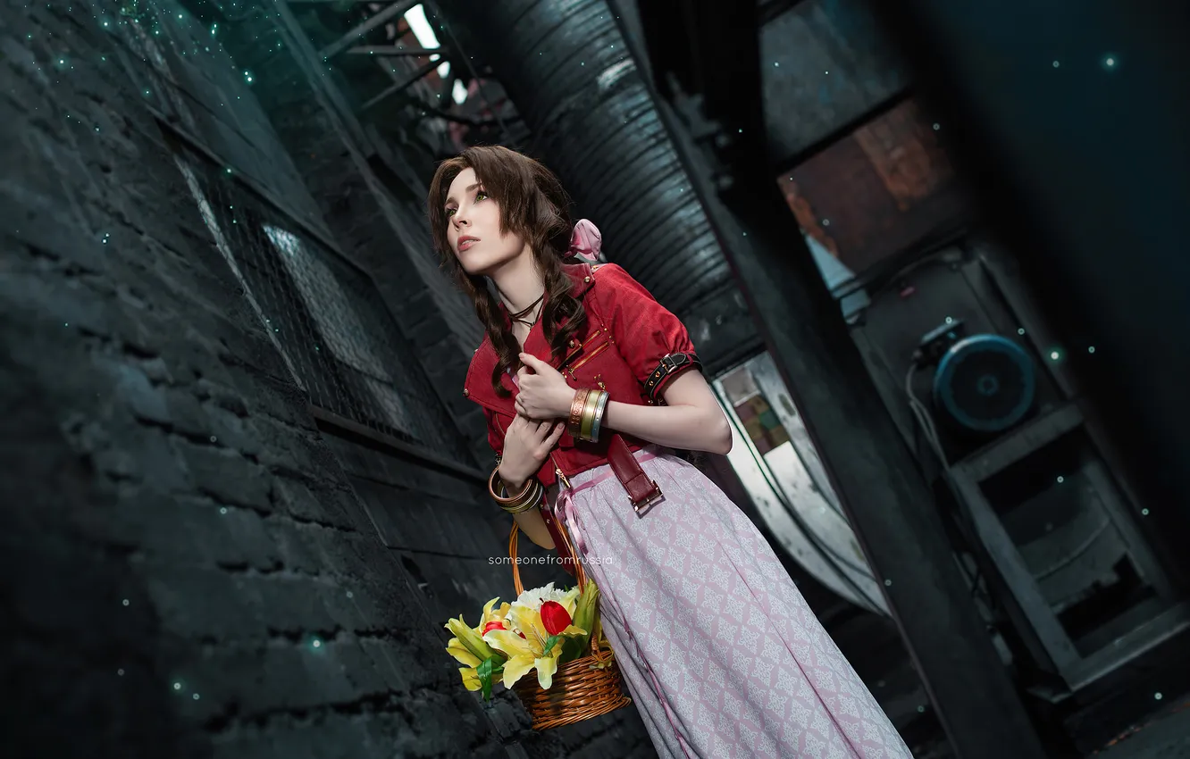 Photo wallpaper Final Fantasy, cosplay, Aerith, Gainsborough