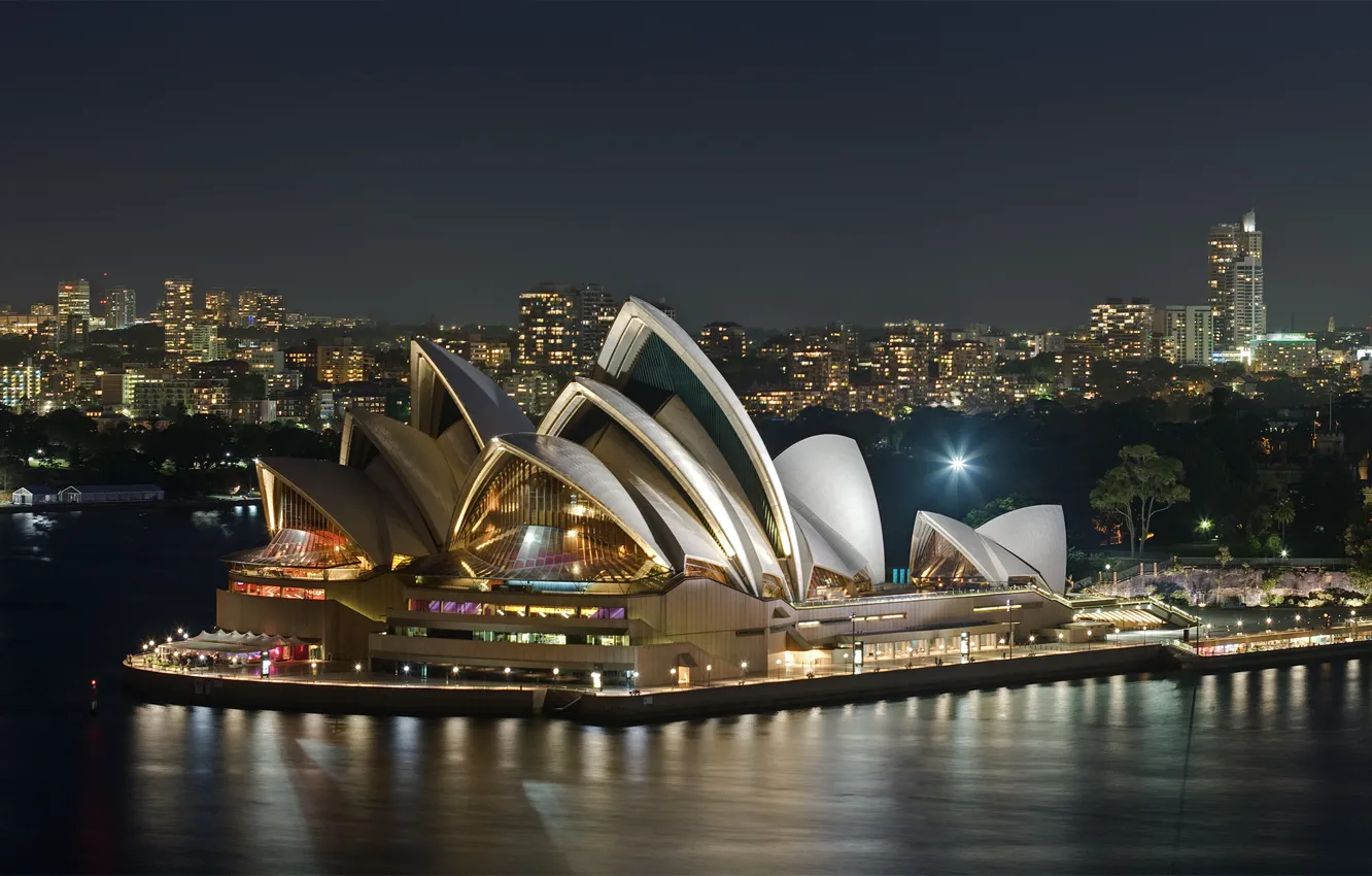 Photo wallpaper the evening, Australia, Opera
