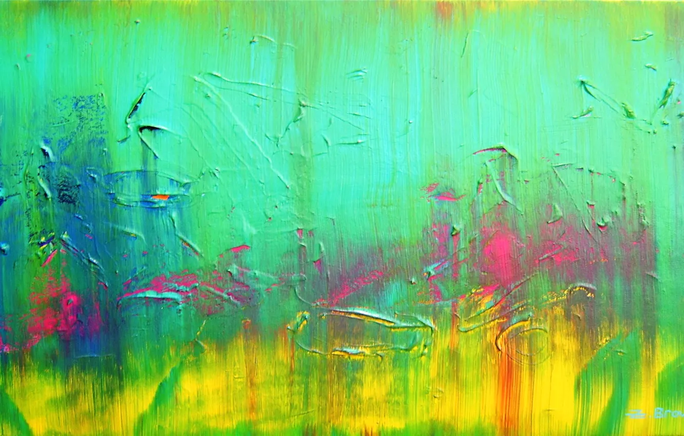 Photo wallpaper paint, color, the volume, drawing