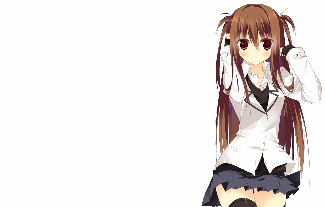 Photo wallpaper girl, anime, pretty, cute, japanese, bishojo