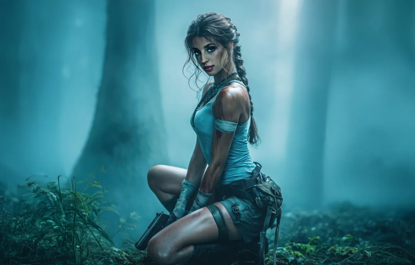 Photo wallpaper lara, croft, raider, tomb, legacy