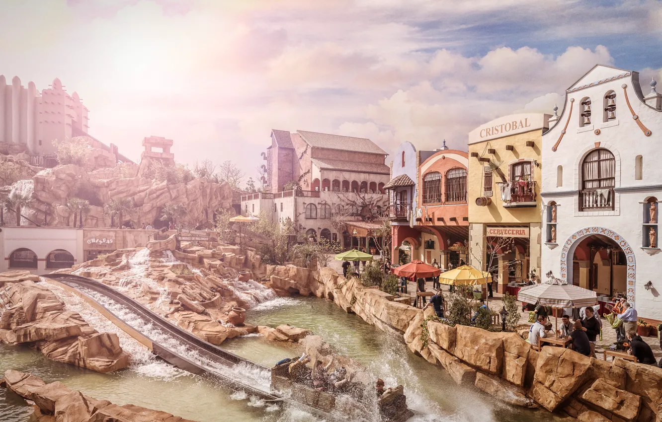 Photo wallpaper Germany, Germany, North Rhine-Westphalia, North Rhine-Westphalia, Theme park, Brul, Bruhl, Phantasialand