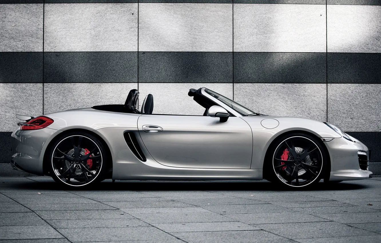Photo wallpaper Porsche, 2012, Porsche, side, Boxster, TechArt, bokster