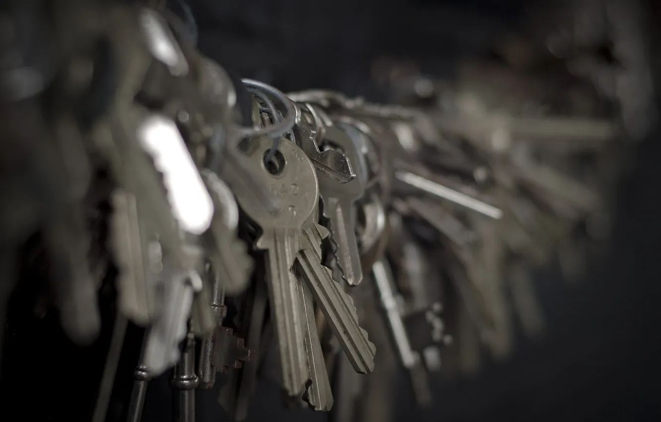 Photo wallpaper background, key, a lot