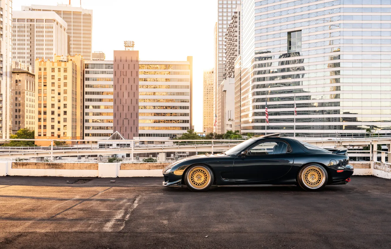 Photo wallpaper car, Mazda, rx7