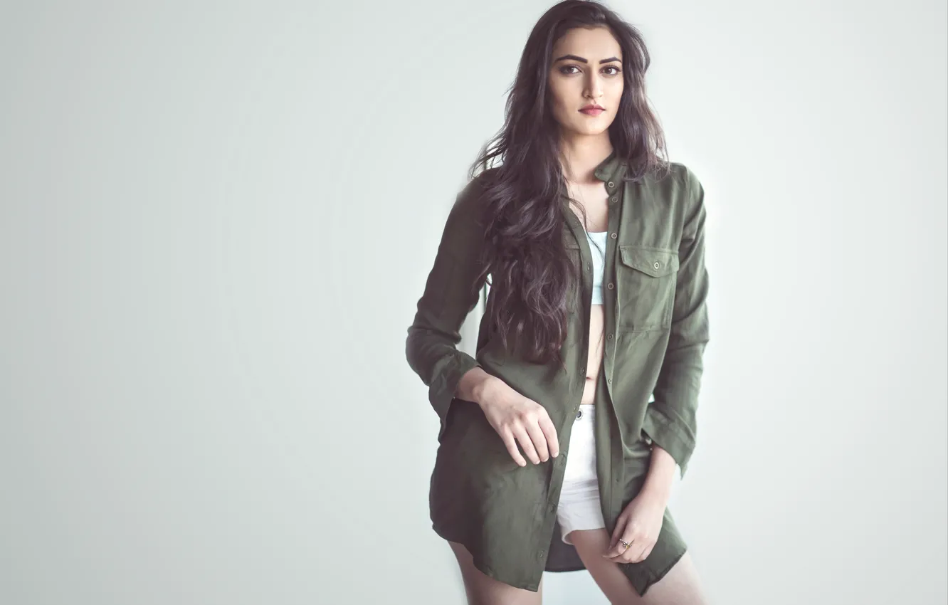 Photo wallpaper girl, hot, sexy, eyes, smile, beautiful, figure, model