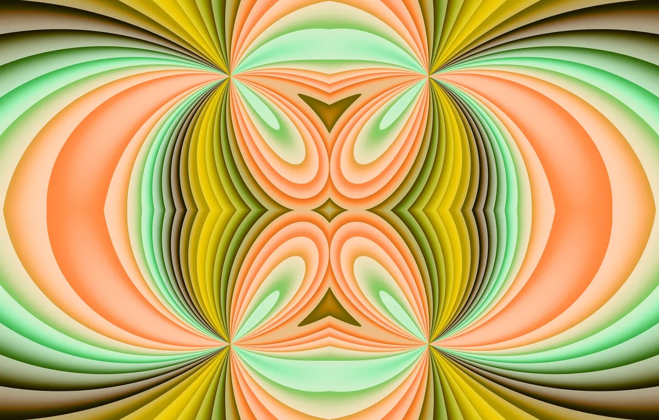 Photo wallpaper wave, color, line, background, light
