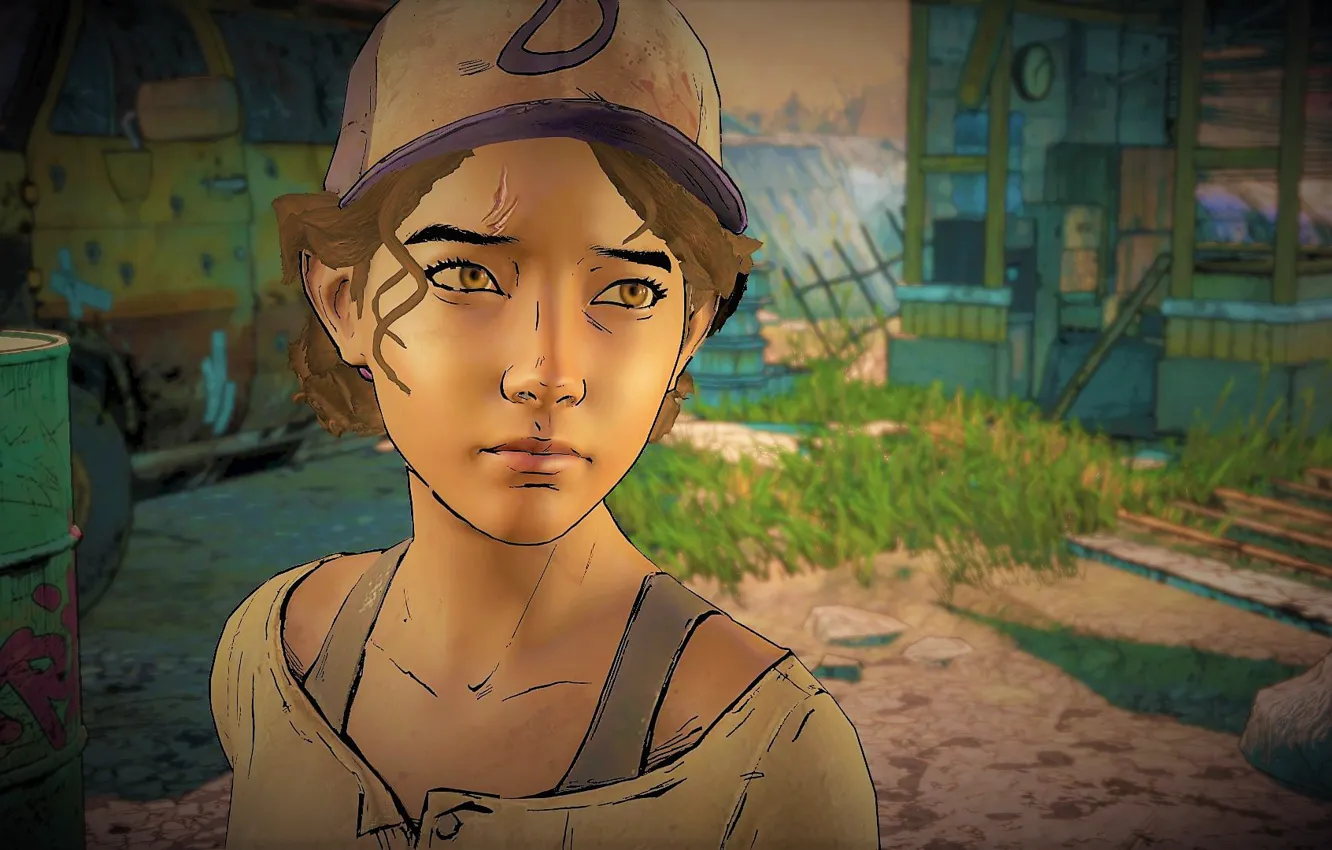 Photo wallpaper The, walking, Frontier, Dead: A New