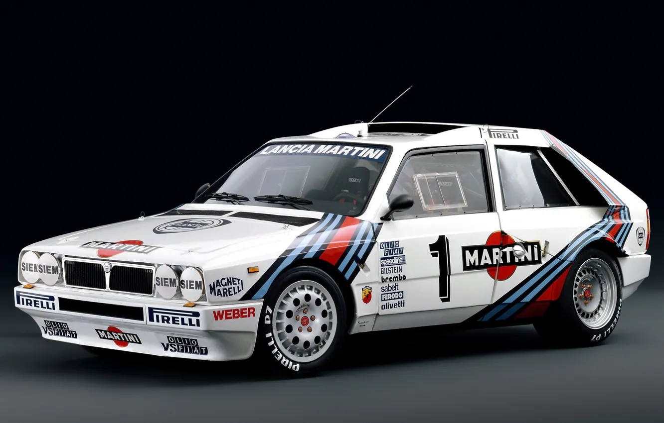 Photo wallpaper Lancia, stickers, Rally, Rally, Delta, group B, Delta, legendary car