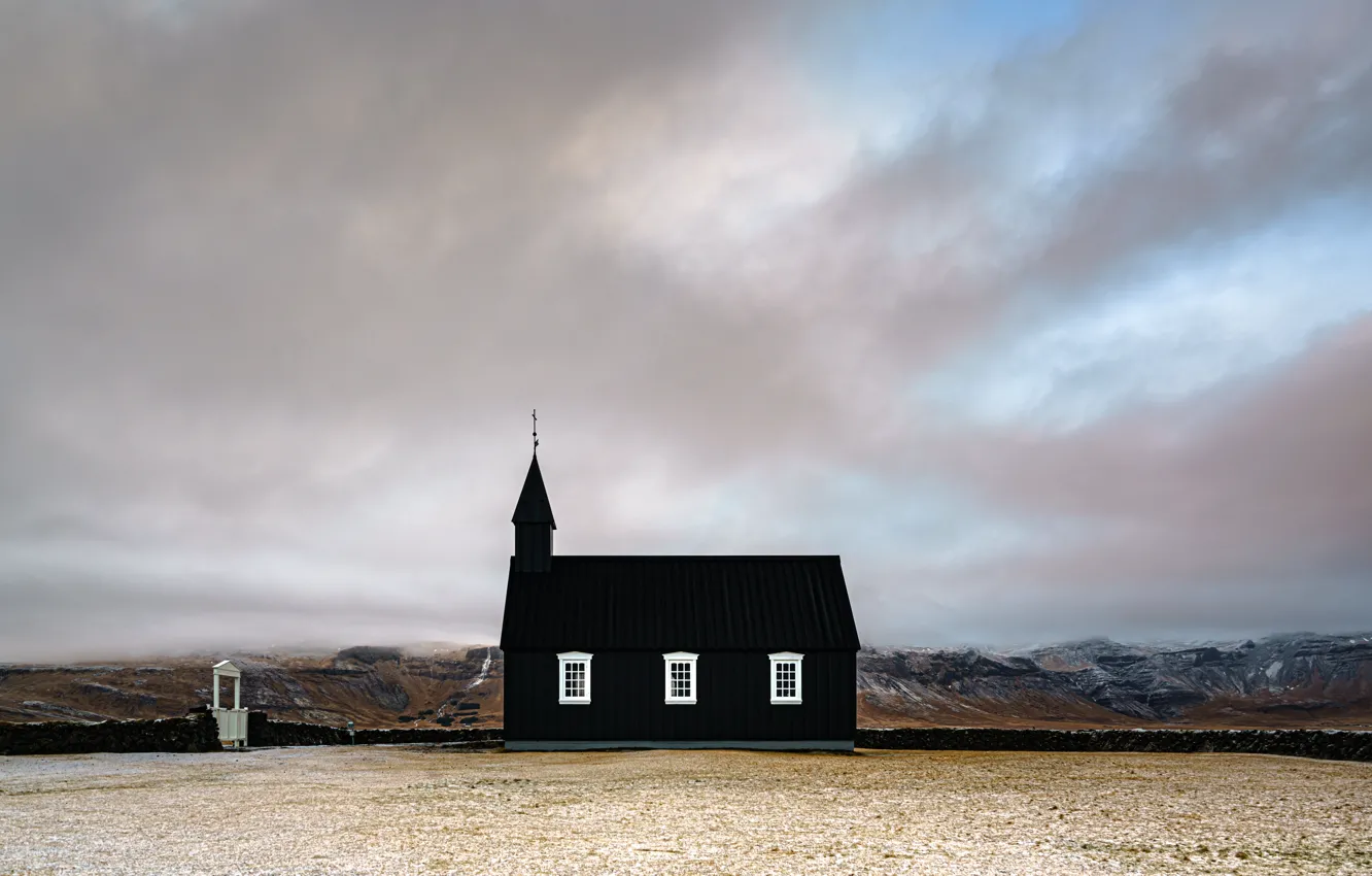 Photo wallpaper Iceland, Snæfellsnes Peninsula, Shops