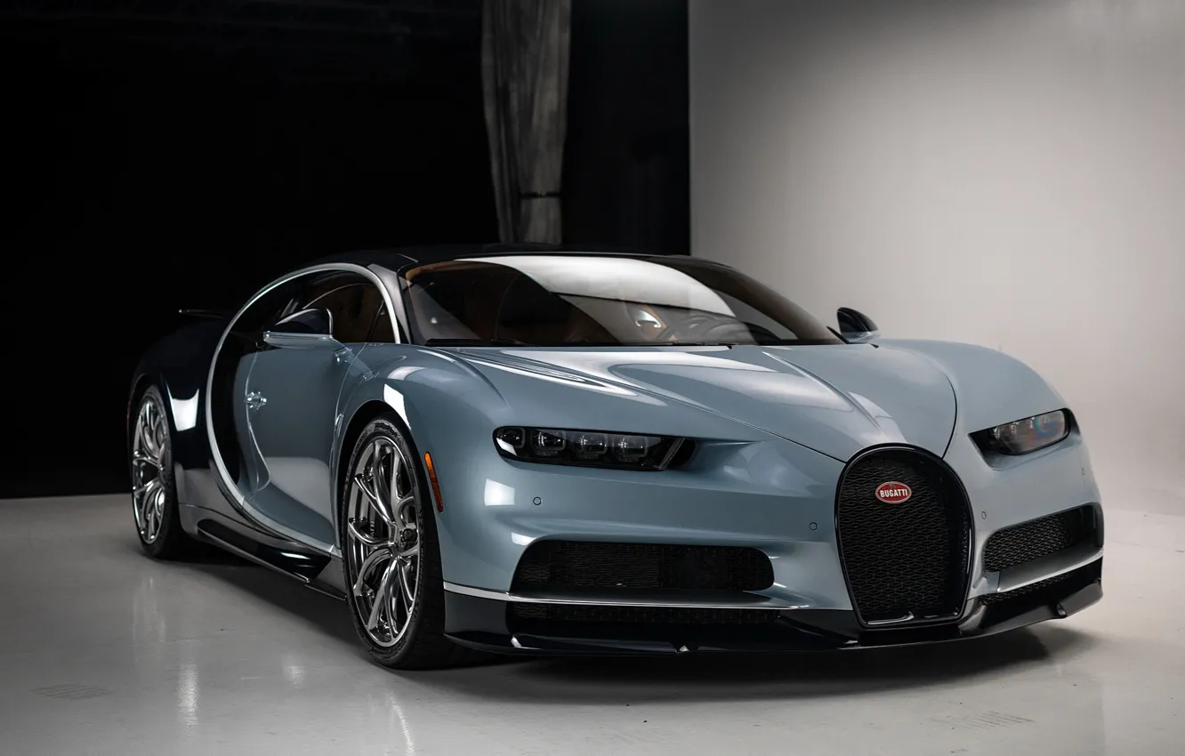 Photo wallpaper Bugatti, Chiron, Podium