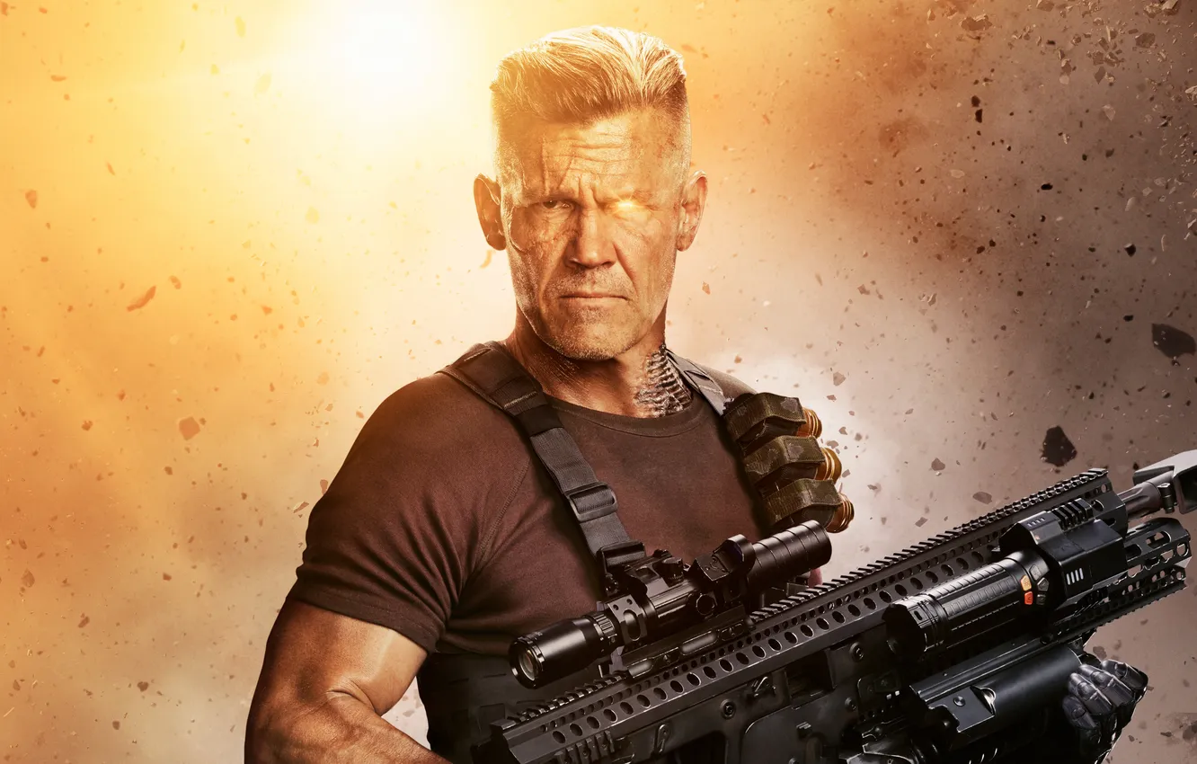 Photo wallpaper poster, Marvel, comic, Josh Brolin, Josh Brolin, Cable, Deadpool 2, Deadpool 2