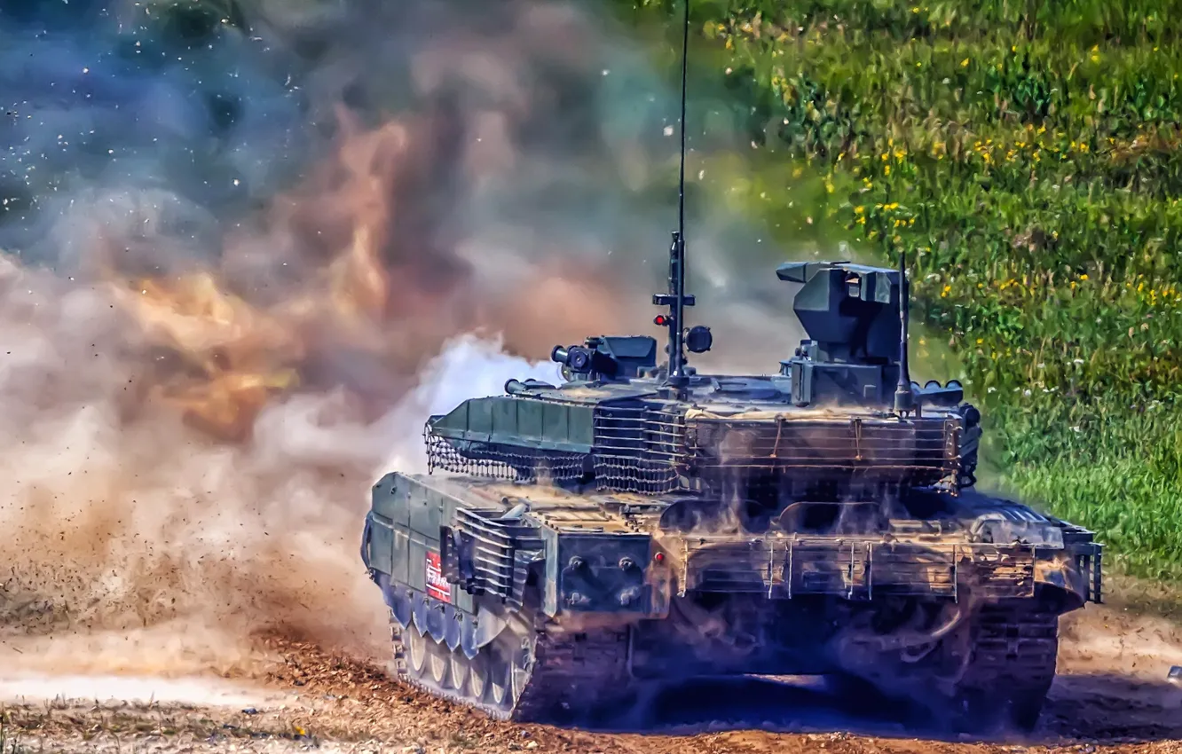 Photo wallpaper tank, main battle tank, T-90M, T-90M "Breakthrough"