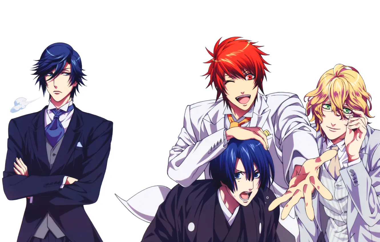 Photo wallpaper hijirikawa masato, ittoki otoya, ichinose tokiya, shinomiya natsuki, Boys, Uta No☆prince-sama♪
