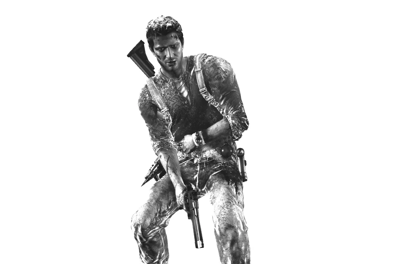 Photo wallpaper the game, hero, Uncharted 3, Nathan Drake