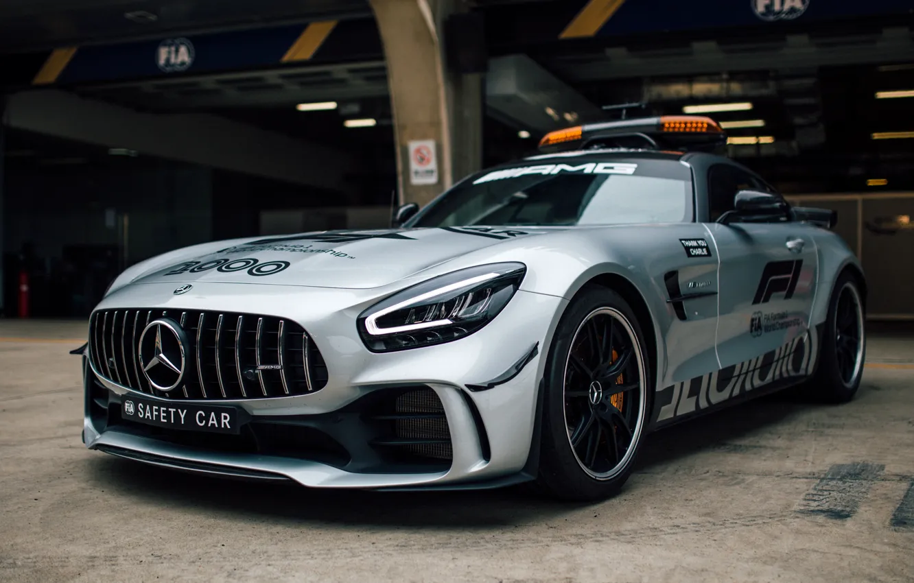 Photo wallpaper Mercedes-Benz, Formula 1, AMG, Safety Car, GT R, 2019