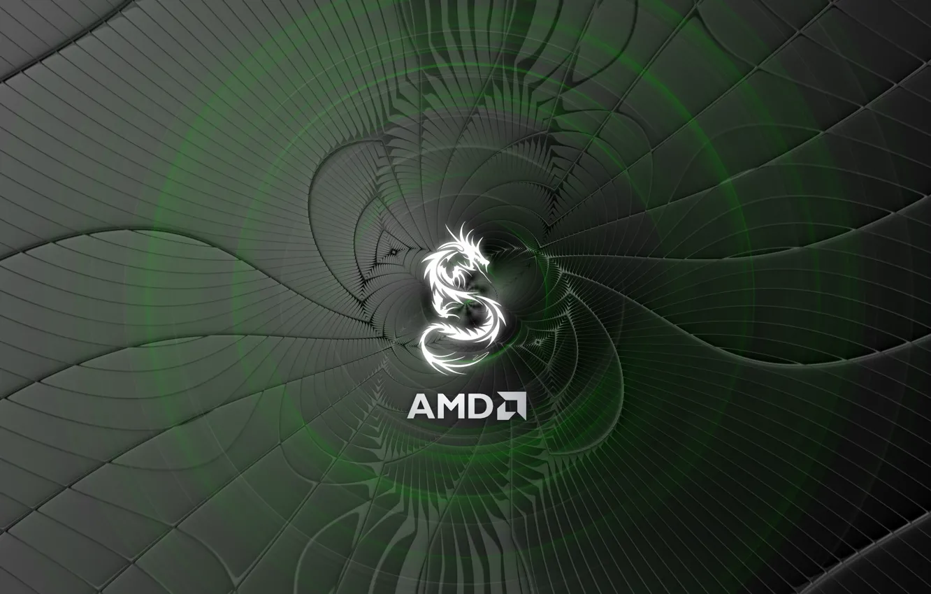 Photo wallpaper computer, photo, logo, AMD