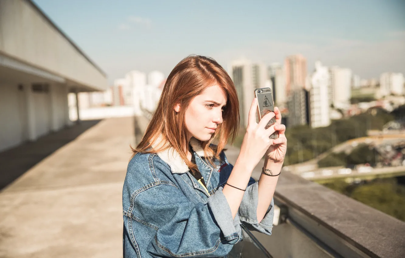 Photo wallpaper iPhone, phone, red, iPhone, Karol Queiroz