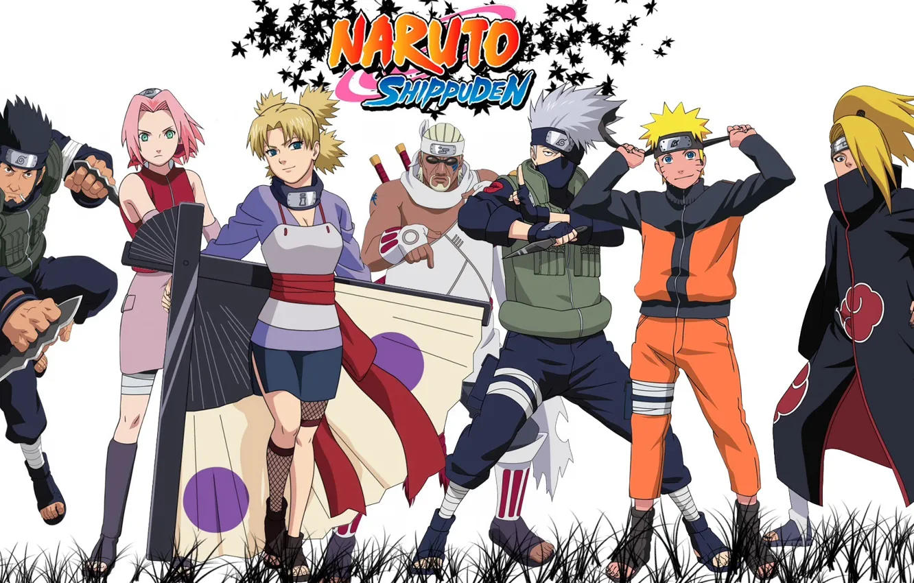 Photo wallpaper Sakura, naruto, Deidara, Hatake Kakashi