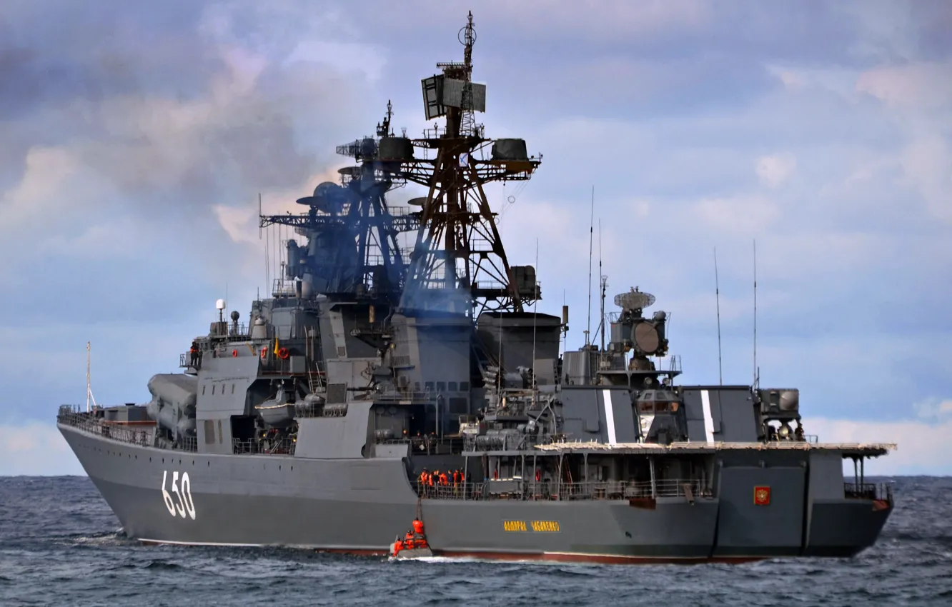 Photo wallpaper ship, anti-submarine, The Northern Fleet, "Admiral Chabanenko"