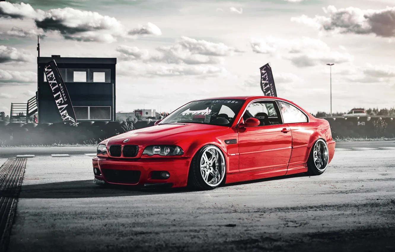 Wallpaper Red, Smoke, E46, M3, Tyres images for desktop, section bmw ...