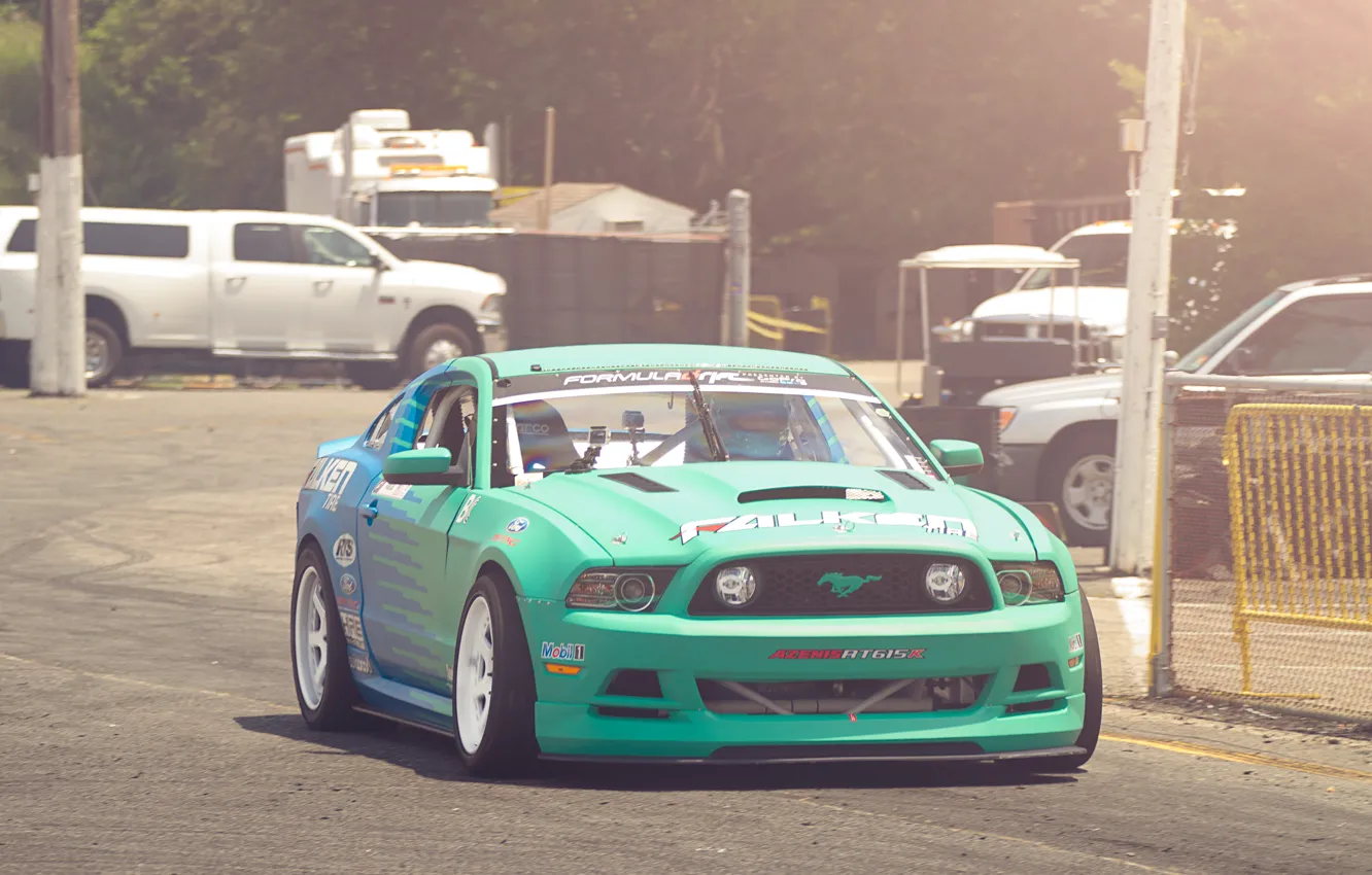 Photo wallpaper Mustang, Ford, Ford, Mustang, Formula D