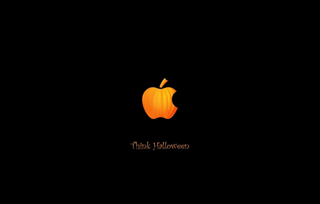 Photo wallpaper Apple, Halloween, Halloween