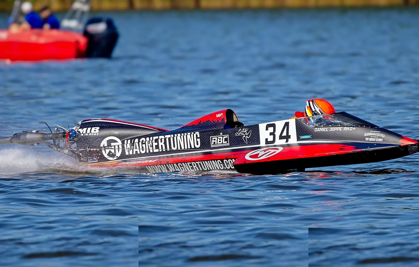 Photo wallpaper race, boat, speed