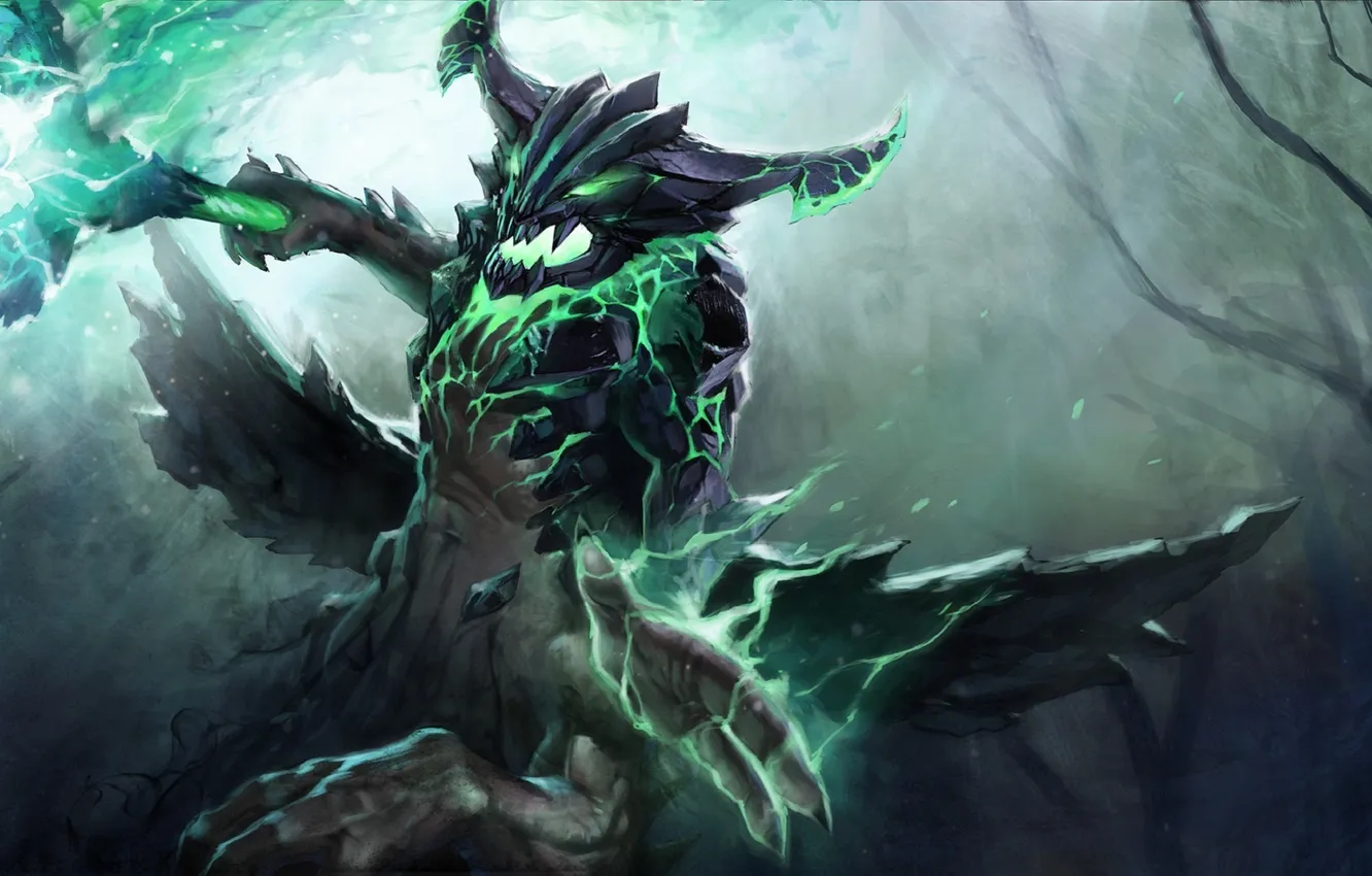 Photo wallpaper hero, dota2, Destroyer
