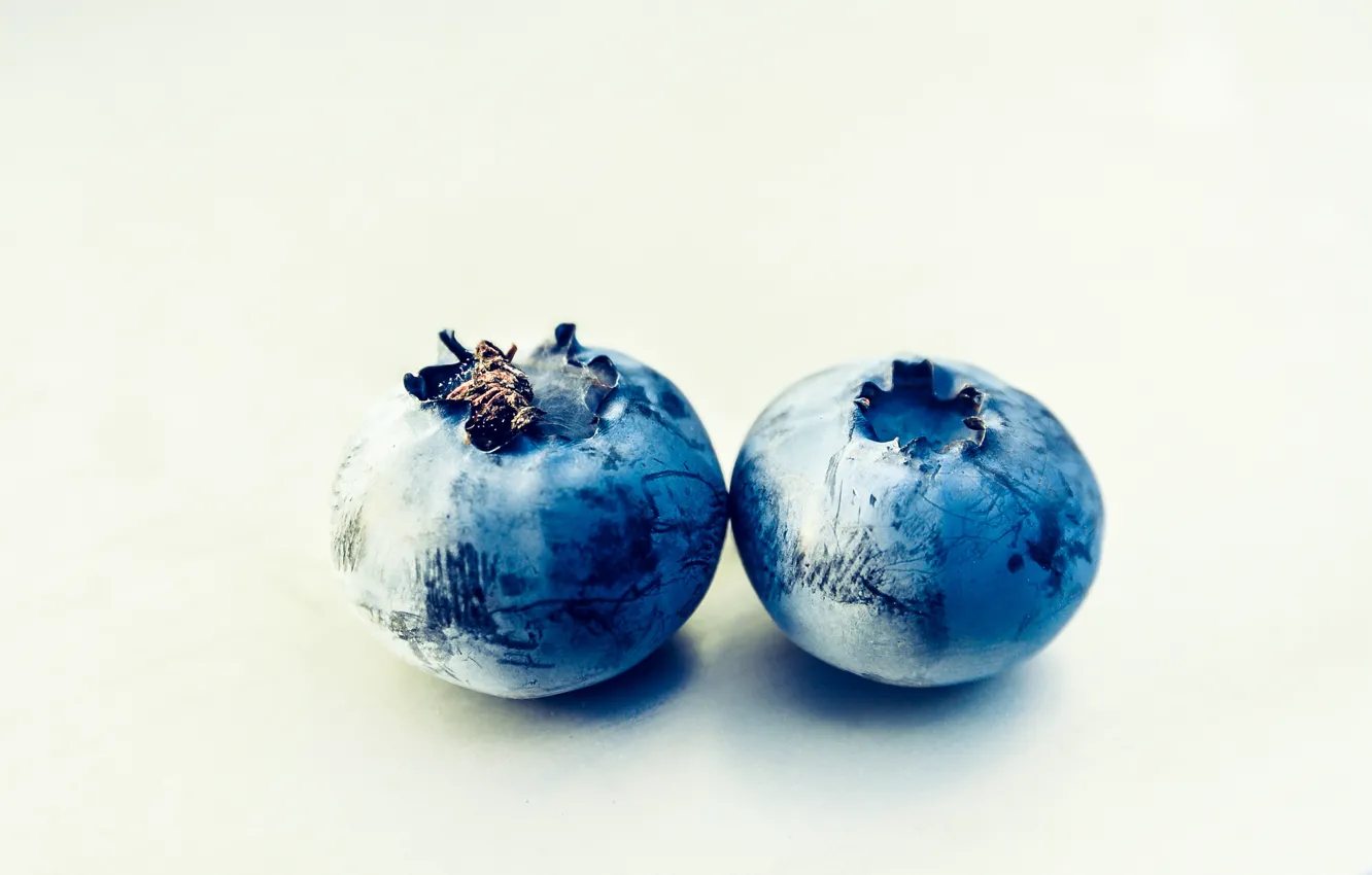 Photo wallpaper blueberries, berry, pair