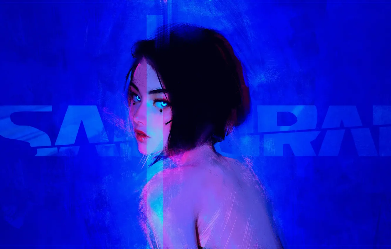 Photo wallpaper look, girl, from panda, by Panda