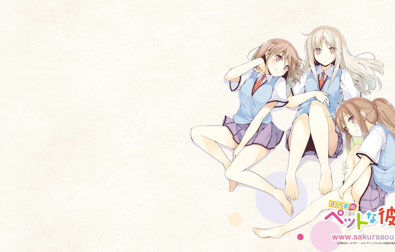 Photo wallpaper Nanami Aoyama, Organizations Shi Has, Sakurasou no Pet na Kanojo, Misaki Kamiigusa