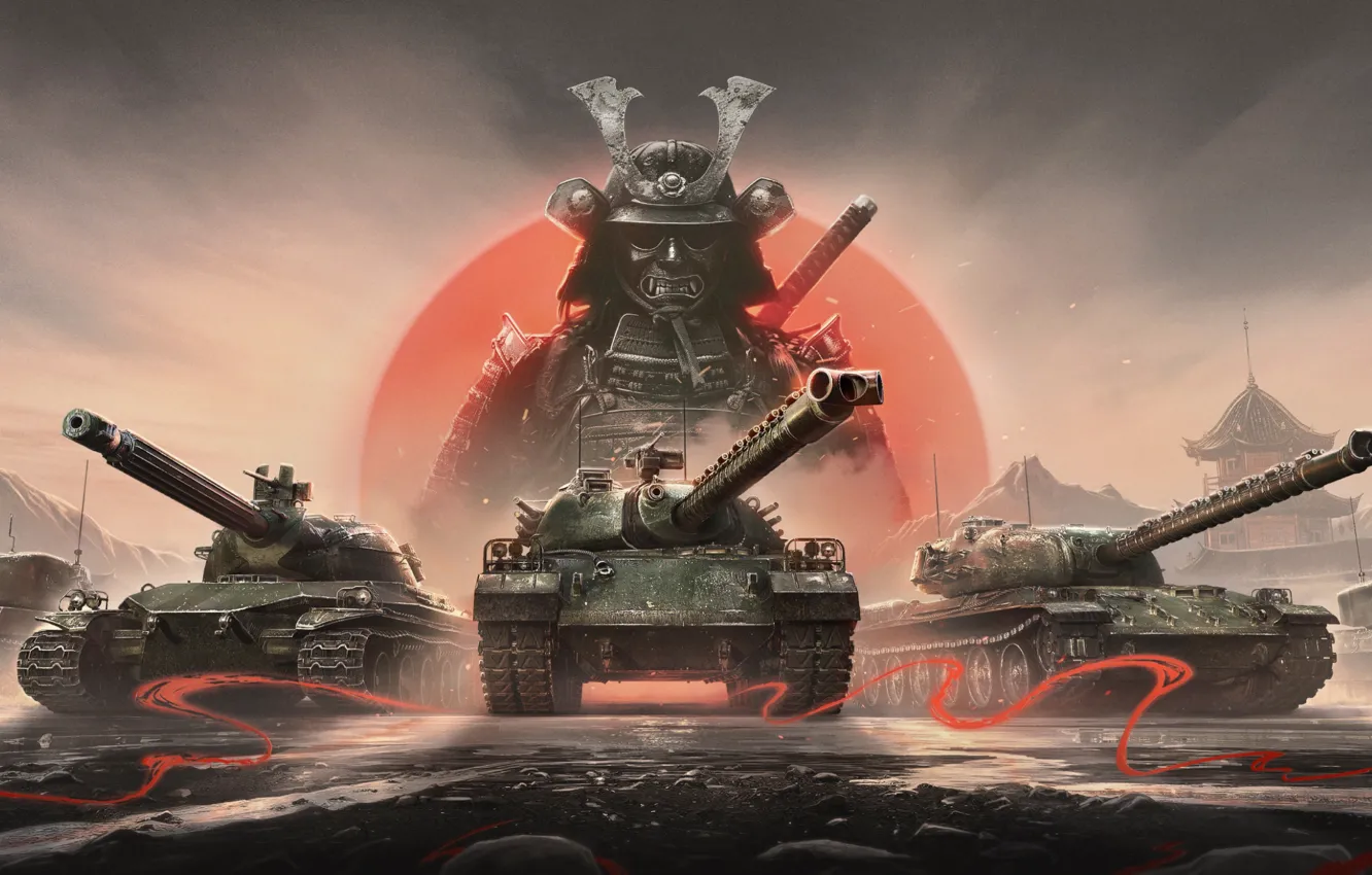 Photo wallpaper tank, World Of Tanks, Our game