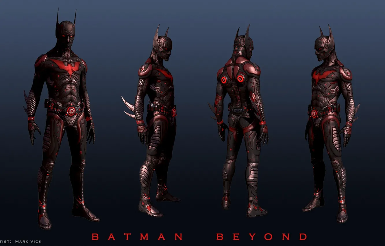 Photo wallpaper Batman, Suit, Beyond