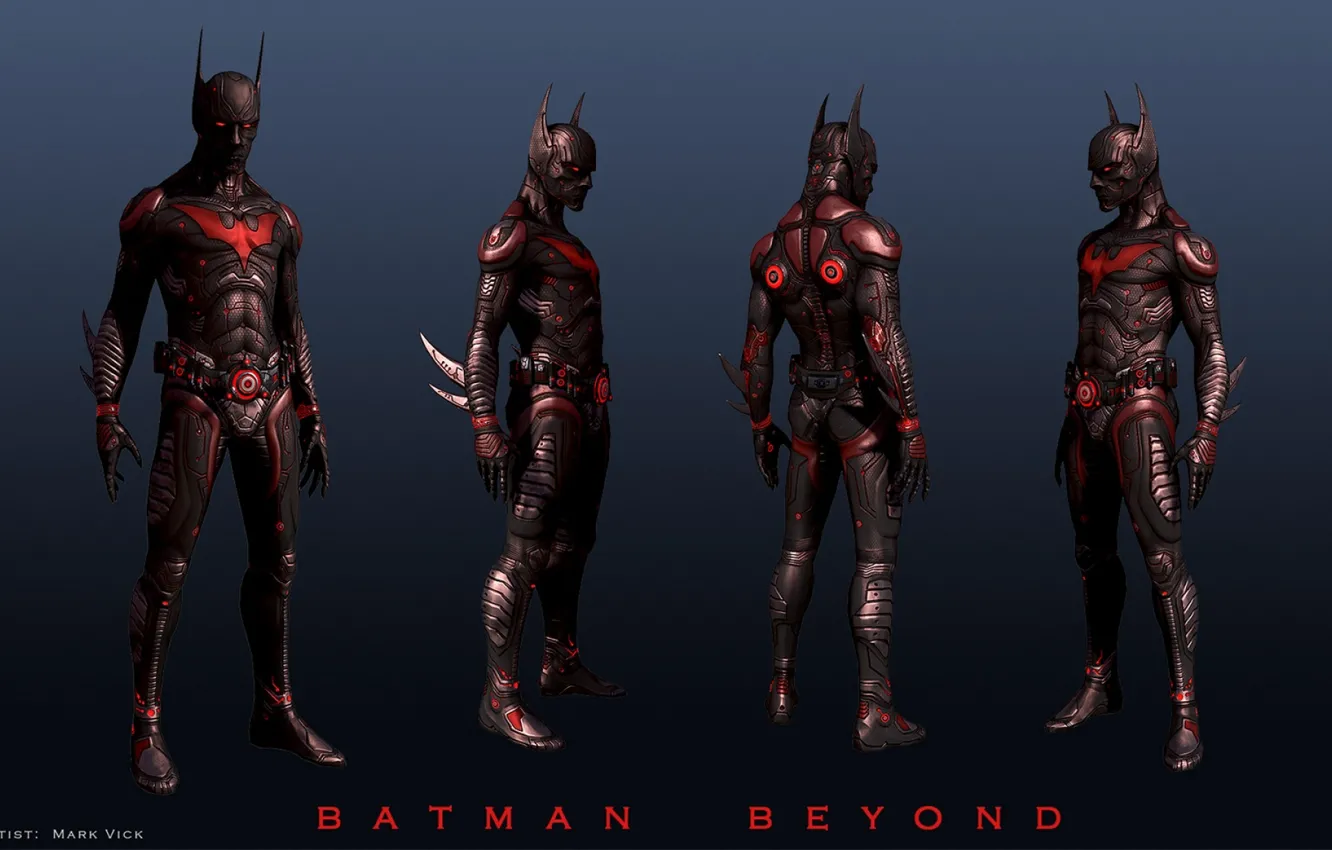 Photo wallpaper Batman, suit, BEYOND