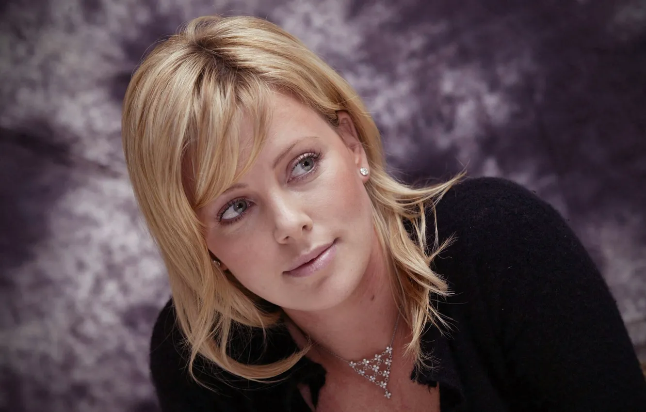 Photo wallpaper look, Charlize Theron, hairstyle, sexy, beautiful, eyes