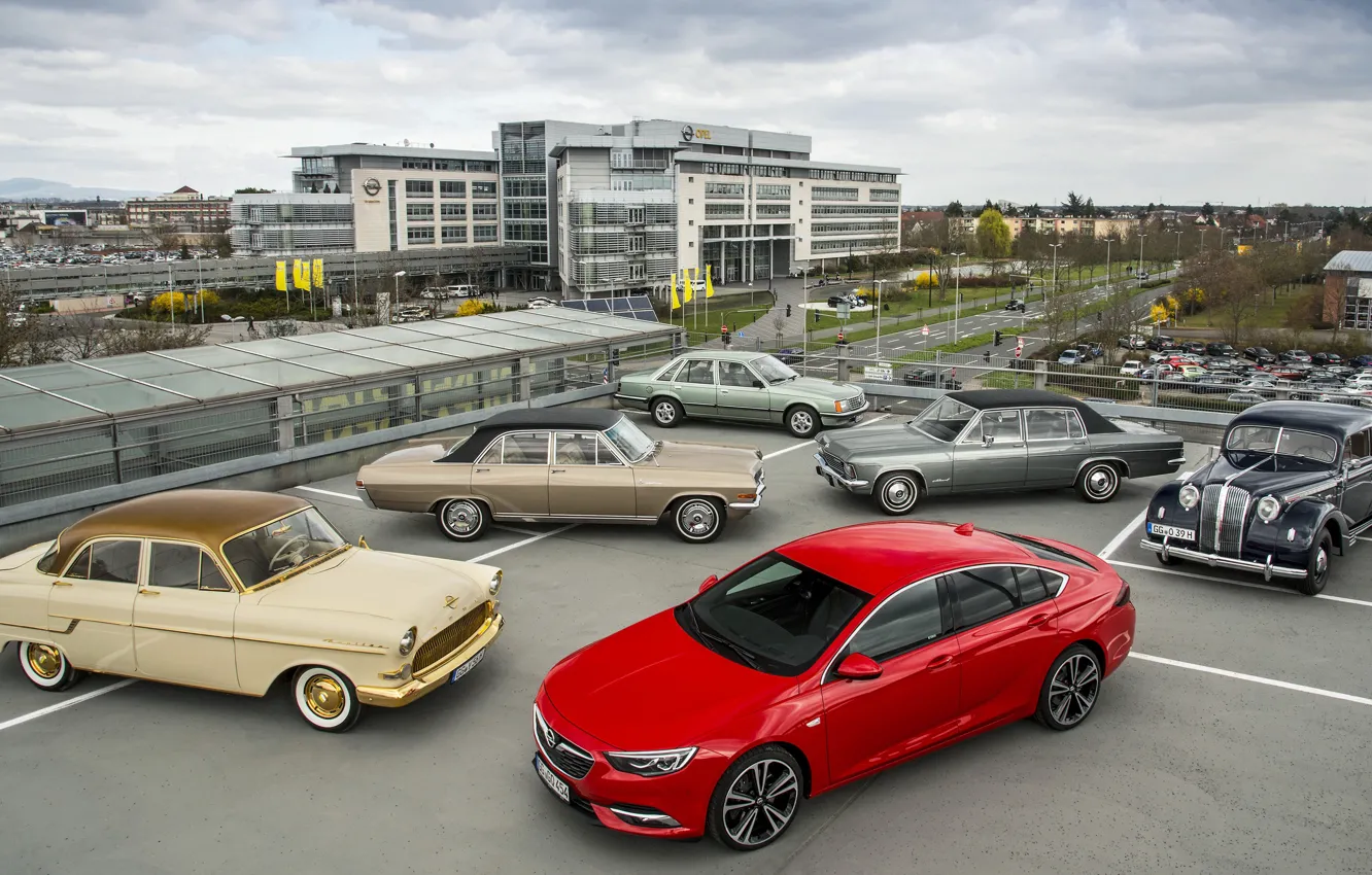 Photo wallpaper Retro, Opel, Cars