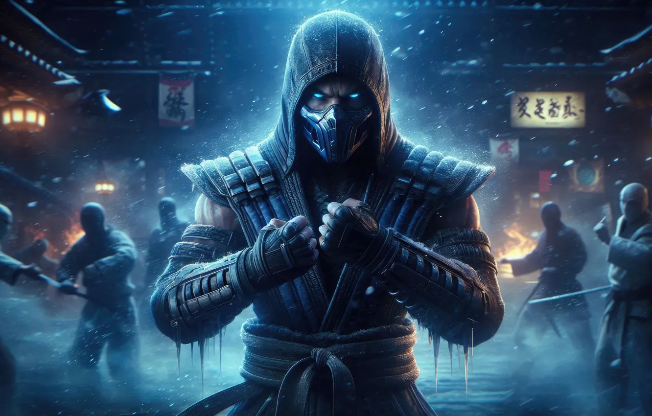Photo wallpaper games, Scorpion, Sub-Zero