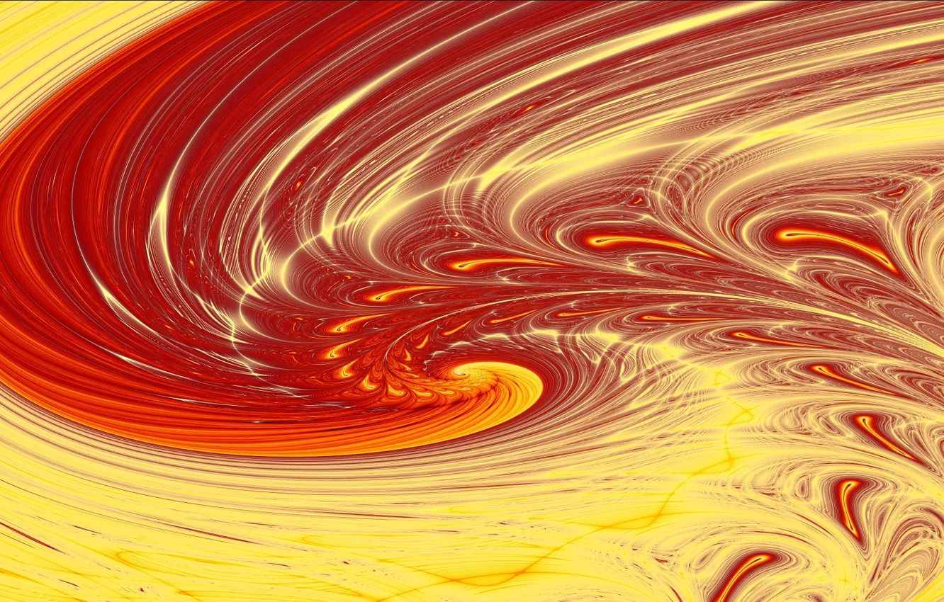 Photo wallpaper line, pattern, curls