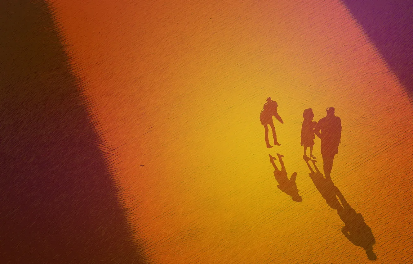 Photo wallpaper color, shadow, texture