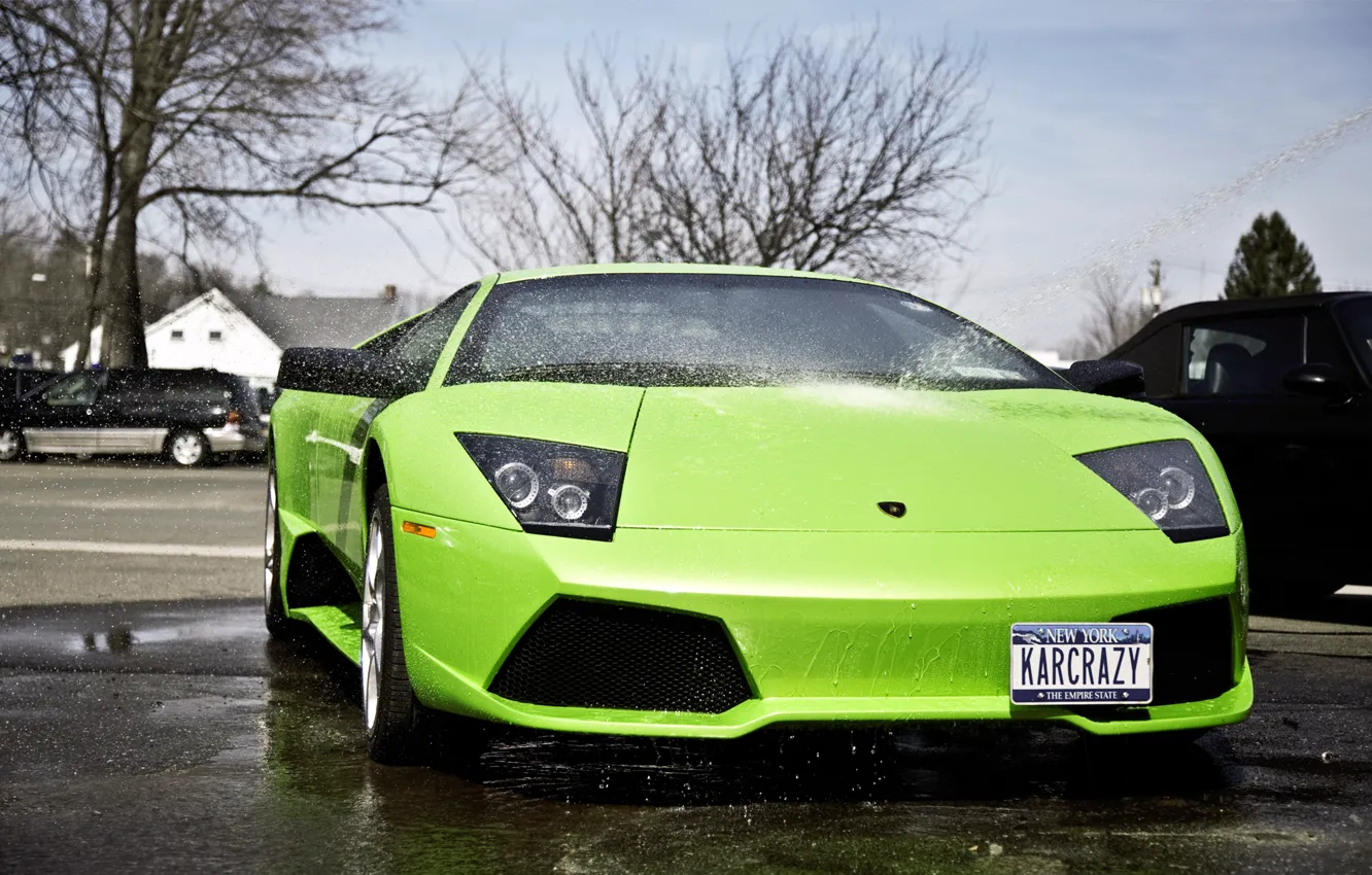 Photo wallpaper Lamborghini, supercar, murcielago