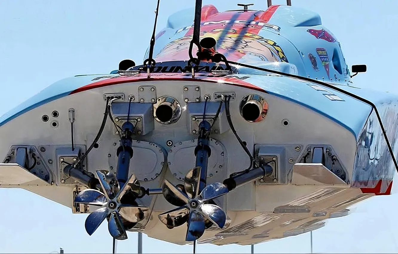 Photo wallpaper race, boat, speed