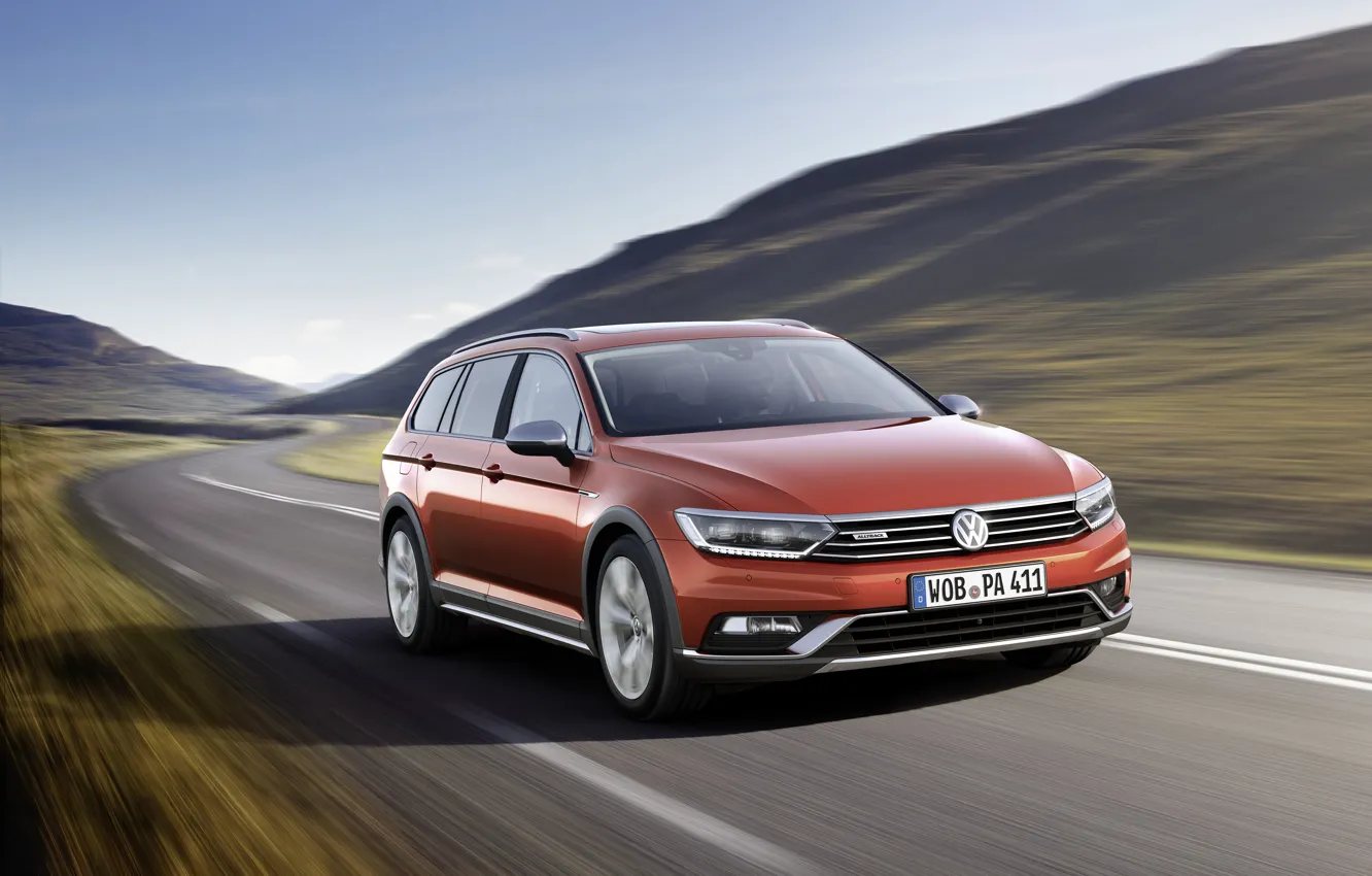 Photo wallpaper Volkswagen, Volkswagen, Passat, Passat, 2015, Alltrack