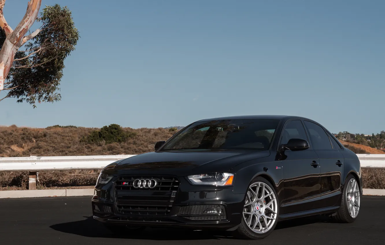 Photo wallpaper Audi, Corsa, Wheels, Exhaust, HRE