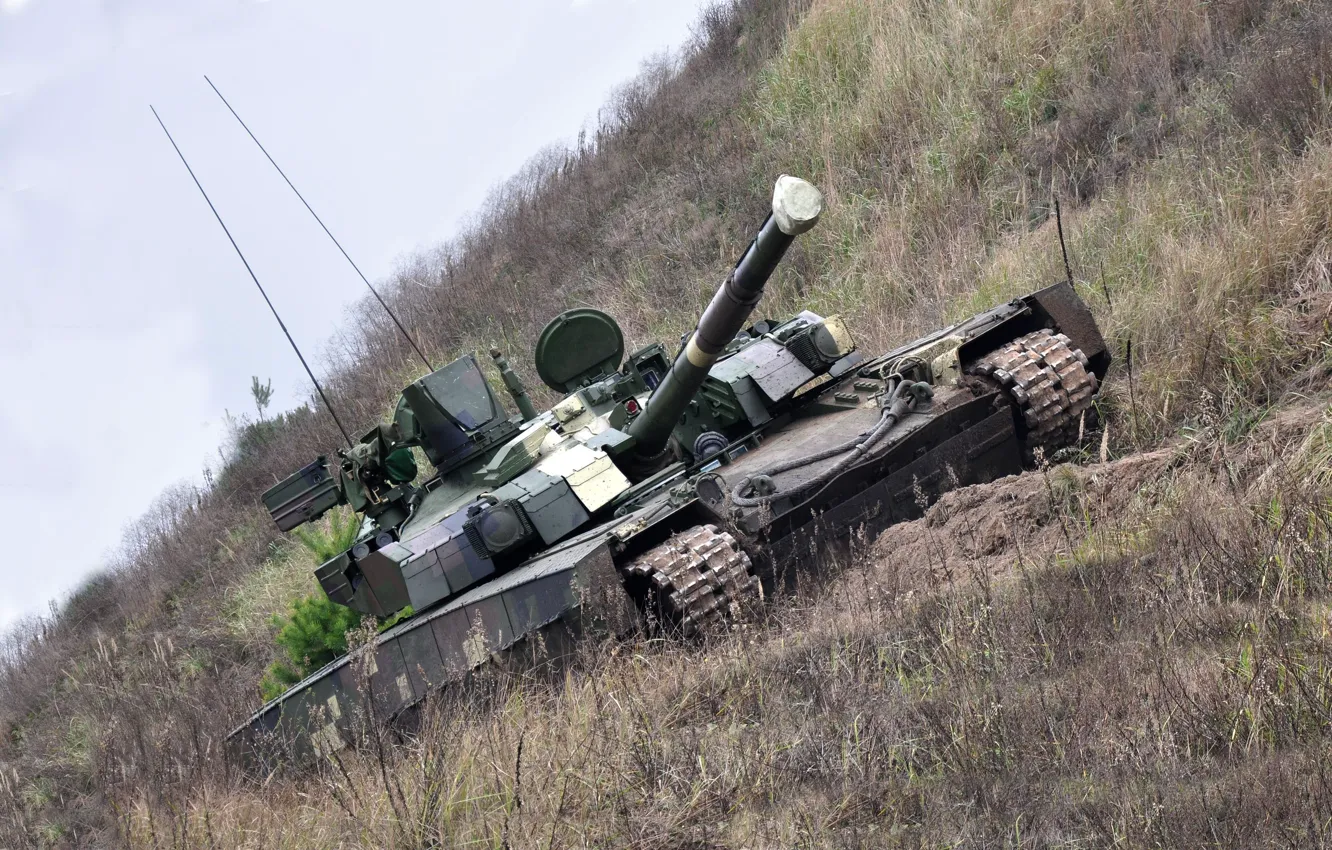 Photo wallpaper tank, Ukraine, armor, military equipment, MBT, T-84 &ampquot;Stronghold&ampquot;