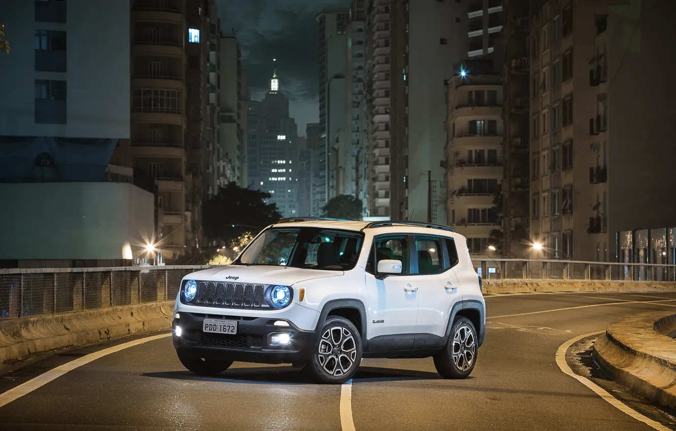 Photo wallpaper jeep, Jeep, 2015, Renegade, BR-spec, renegade, Longitude