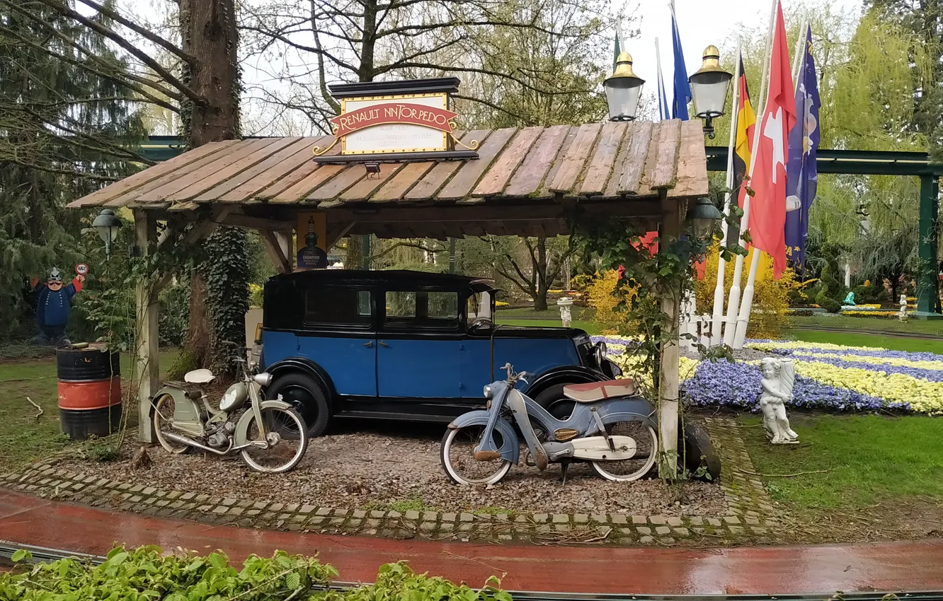Photo wallpaper car, europapark, germany